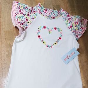 Floral swim suit shirt 💕